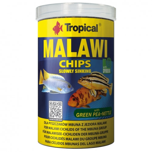 Tropical Cichlid Malawi Slowly Sinking Chips - 520 g