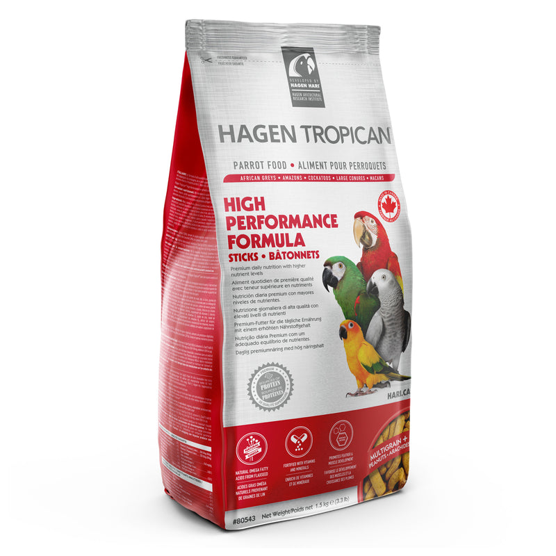 Tropican High Performance Sticks for Parrots - 1.5 kg (3.3 lb)