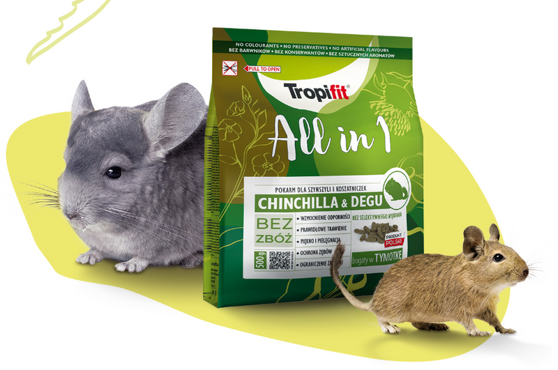 Tropifit All in One - Chinchilla & Degu Food - 500g