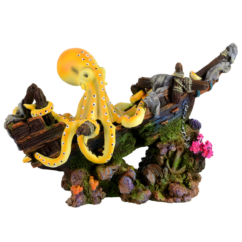 UT Octopus Wreckage - Aquarium / Reptile Ornament