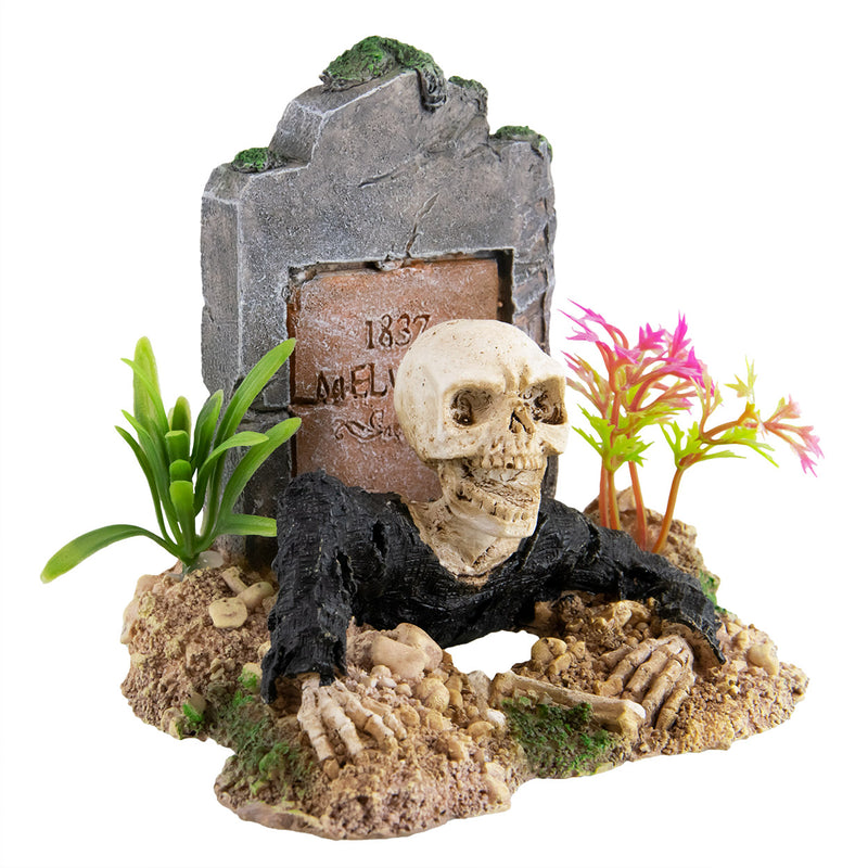 UT Zombie Skeleton Aquarium / Reptile Ornament