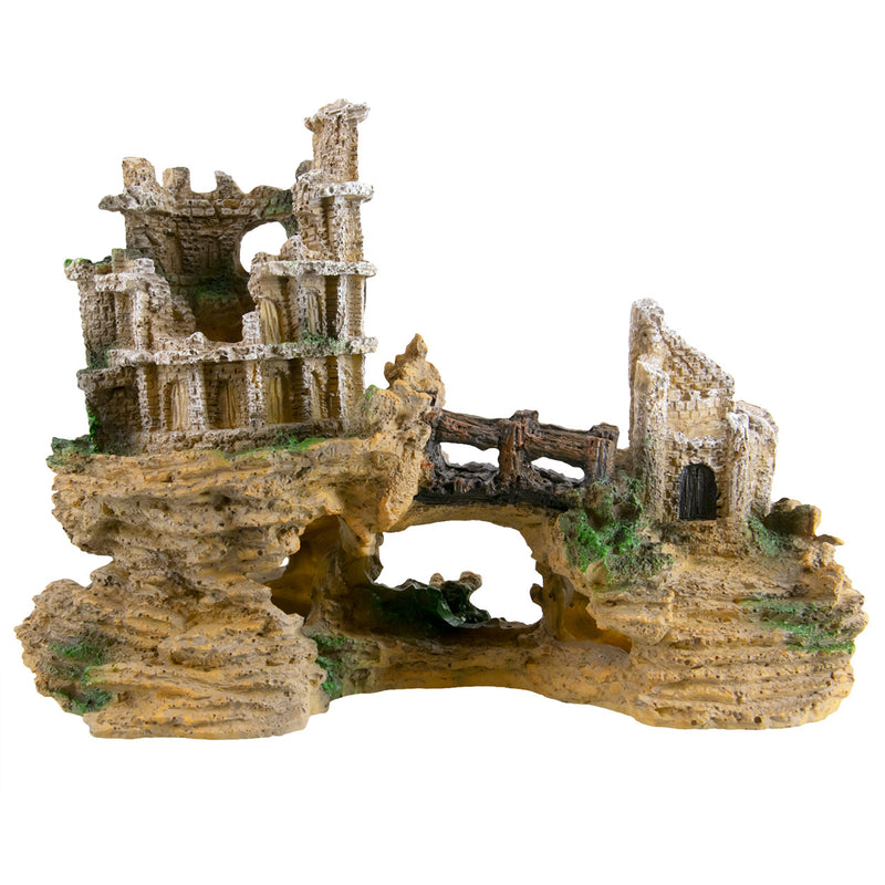 UT Castle On Island - Aquarium / Reptile Ornament