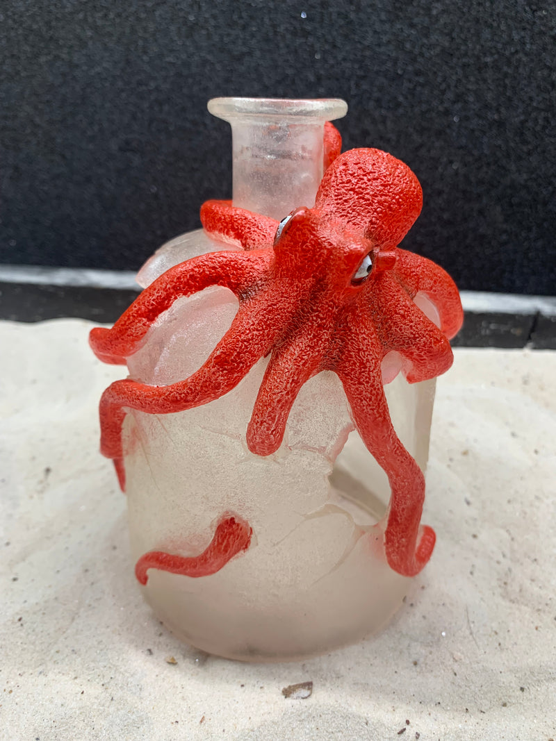 UT Octopus On A Bottle - Aquarium / Reptile Ornament