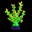 UT Glo Glowing Octo Coral - Green Aquarium Ornament