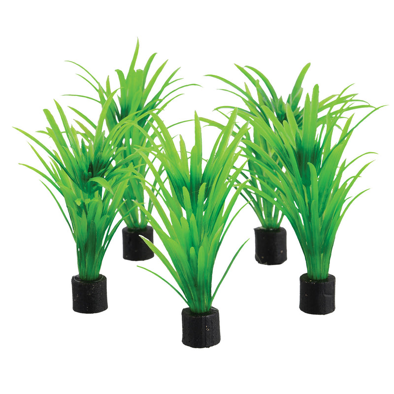 UT Mini Plant - Green Tall Grass - 3.25" - 5 pk