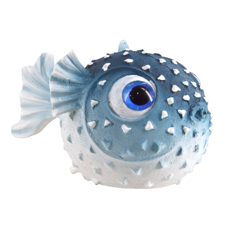 UT Blue Puffer Action Air Bubbler Aquarium / Reptile Ornament