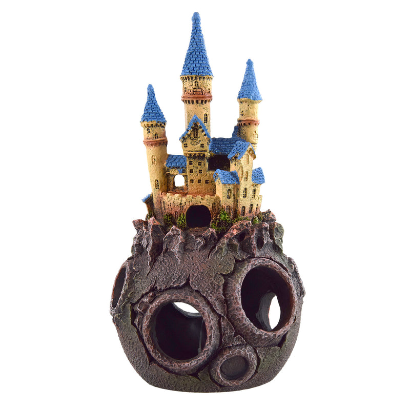 UT Castle On Orb - Aquarium / Reptile Ornament