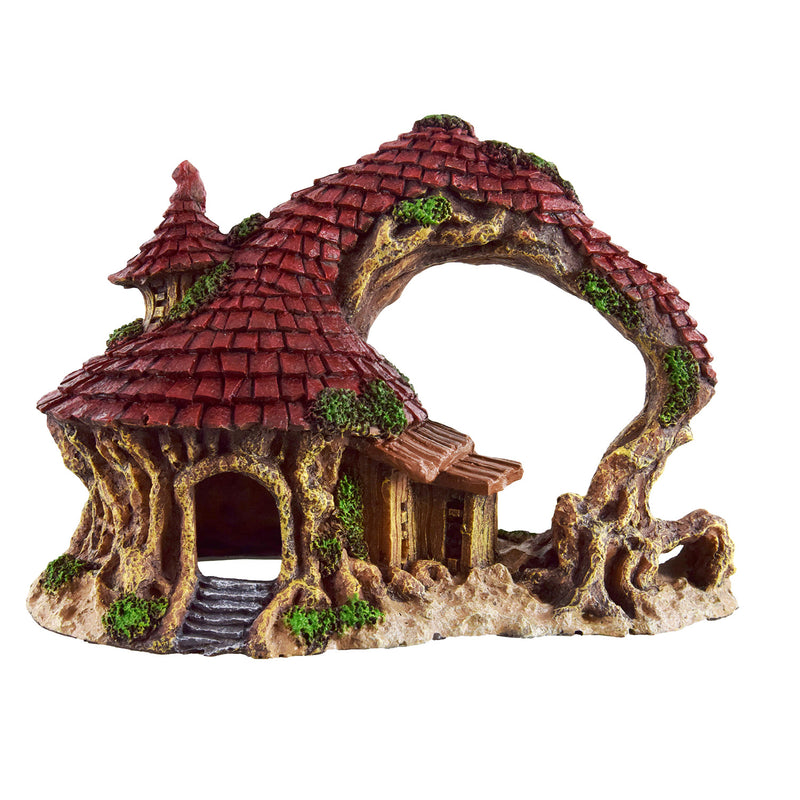 UT Cobble Tree Hut - Aquarium / Reptile Ornament