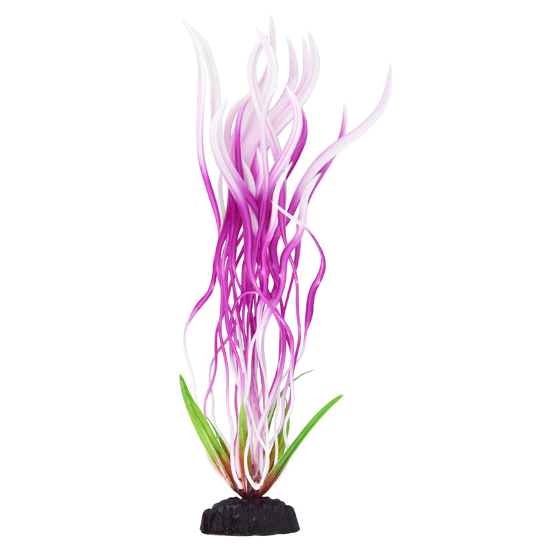 UT Pearl Finish Wave Val - White Tip - 12" Aquarium / Reptile Ornament