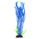 UT Pearl Finish Wave Val - Double Blue - 12" Aquarium / Reptile Ornament