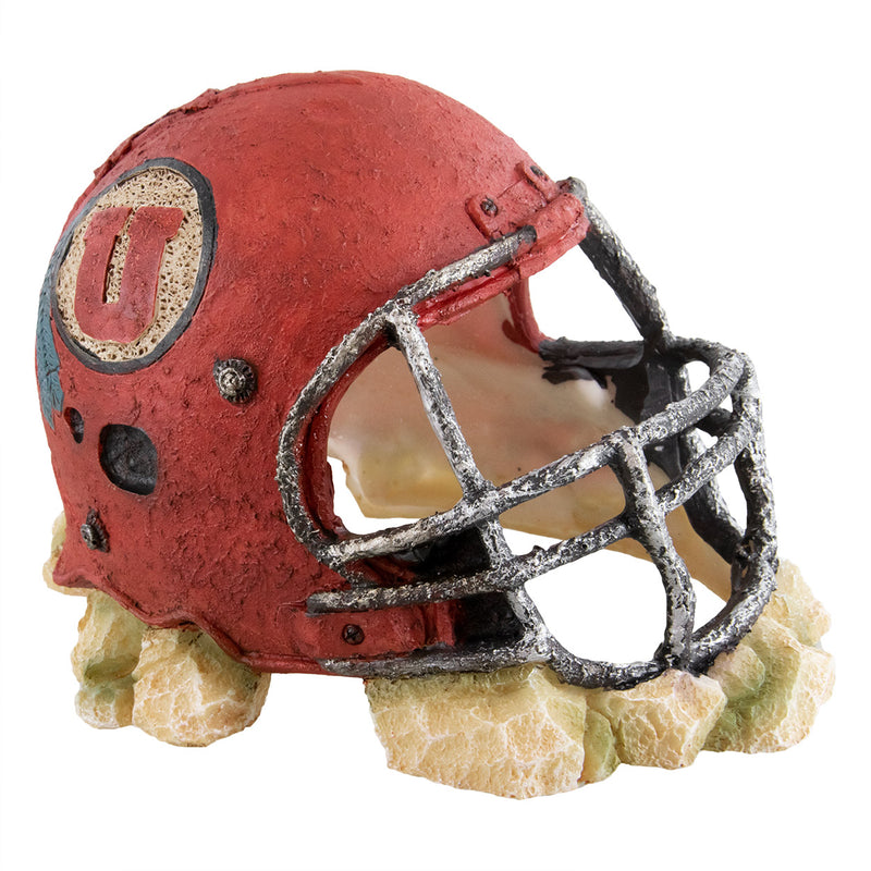 UT Football Helmet - Red - Aquarium / Reptile Ornament