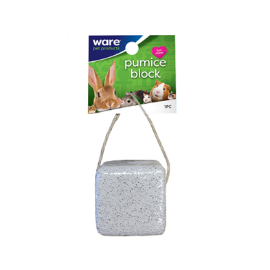 Ware Pumice Block with Jute String for Small Animals