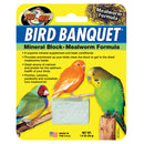ZOO Med Bird Banquet Mineral Block - Mealworm Formula - 1 oz