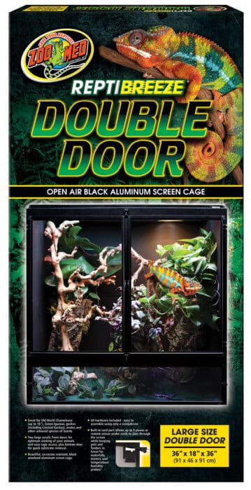 ZOO MED Zoo Med ReptiBreeze Double Door 36" x 18" x 36" - NT-14