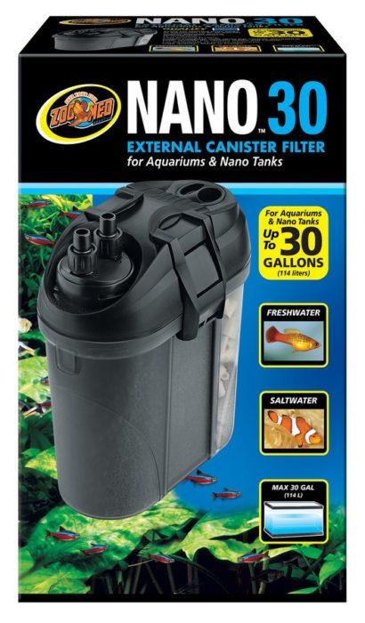 ZOO MED Nano External Canister Filter - 30 gal