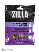 Zilla Reptile Munchies Mealworms 0.5 oz - Natural Ingredients