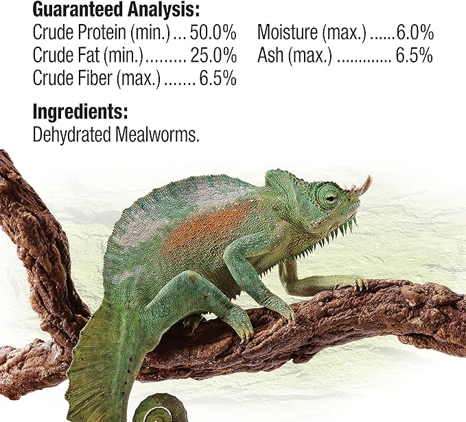 Zilla Reptile Munchies - Mealworms - 106g (3.75oz) - Natural Ingredients