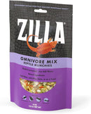 Zilla Reptile Munchies - Omnivore Mix - 113g (4 oz) -  for Bearded Dragons, Water Dragons, Tegus, Box Turtles, and more!