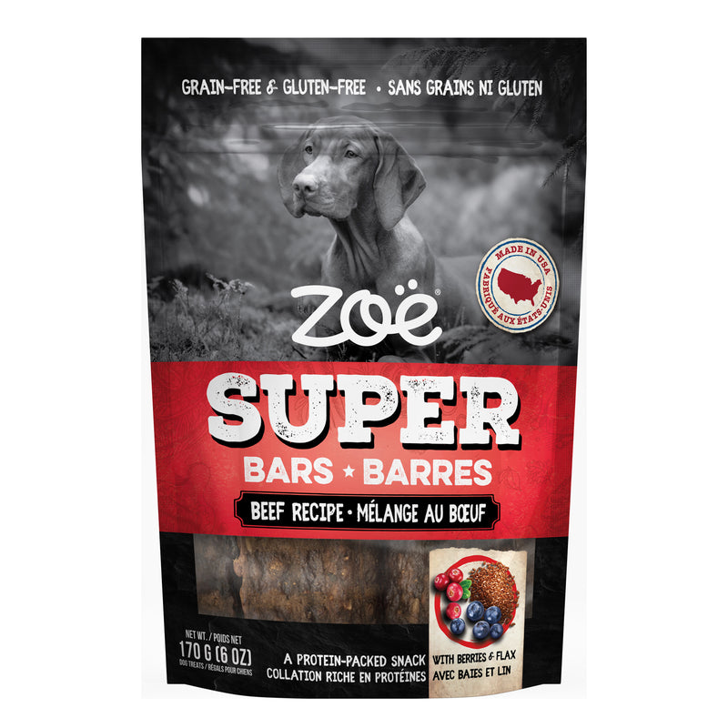 Zoë Super Bars - Beef Recipe - 170 g (6 oz) - Made in USA