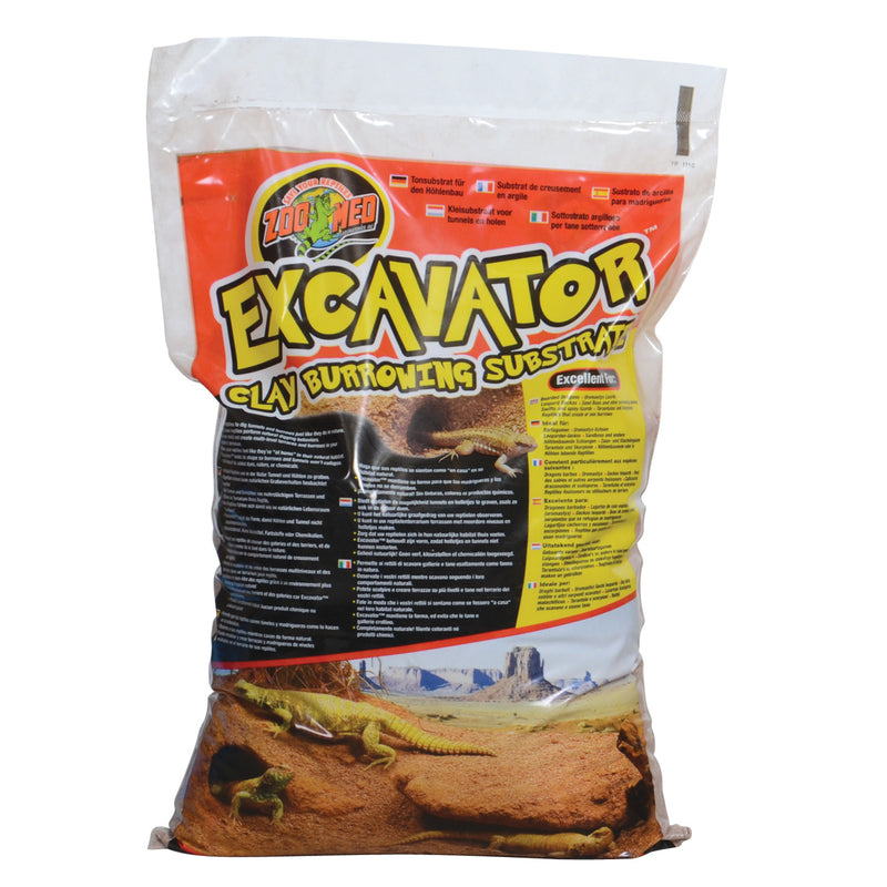 Zoo Med Excavator - 10lb /4.5kg Bag - Clay Burrowing Substrate for Tunnels & Burrows