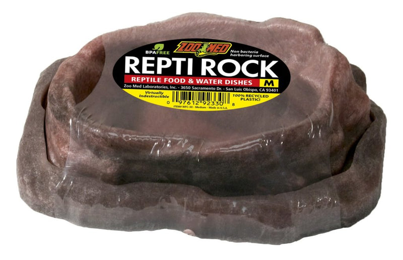 Zoo Med Repti Rock Food/Water Dish Combo Pack - Medium