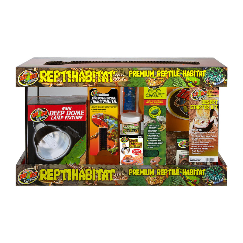 Zoo Med ReptiHabitat Value Added Desert Starter Kit - 10 gal