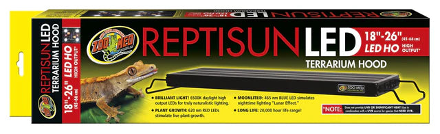 Zoo Med ReptiSun LED Terrarium Hood - 18" - 26" - LF-81