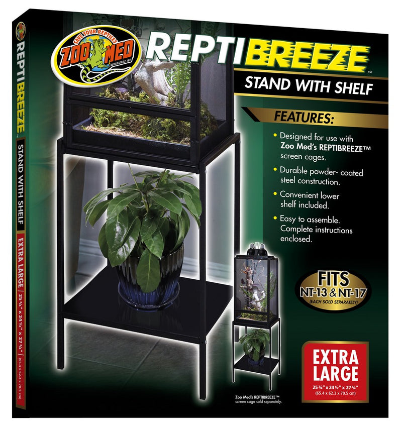 Zoo Med ReptiBreeze Stand with Shelf - Extra Large