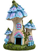 AQUATOP Mushroom House Aquarium Ornament – 7.5" | Fish Tank Décor