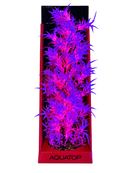 AquaTop Cannabis Pink Frost Aquarium Plant – 16" | Glows Under Blue Light