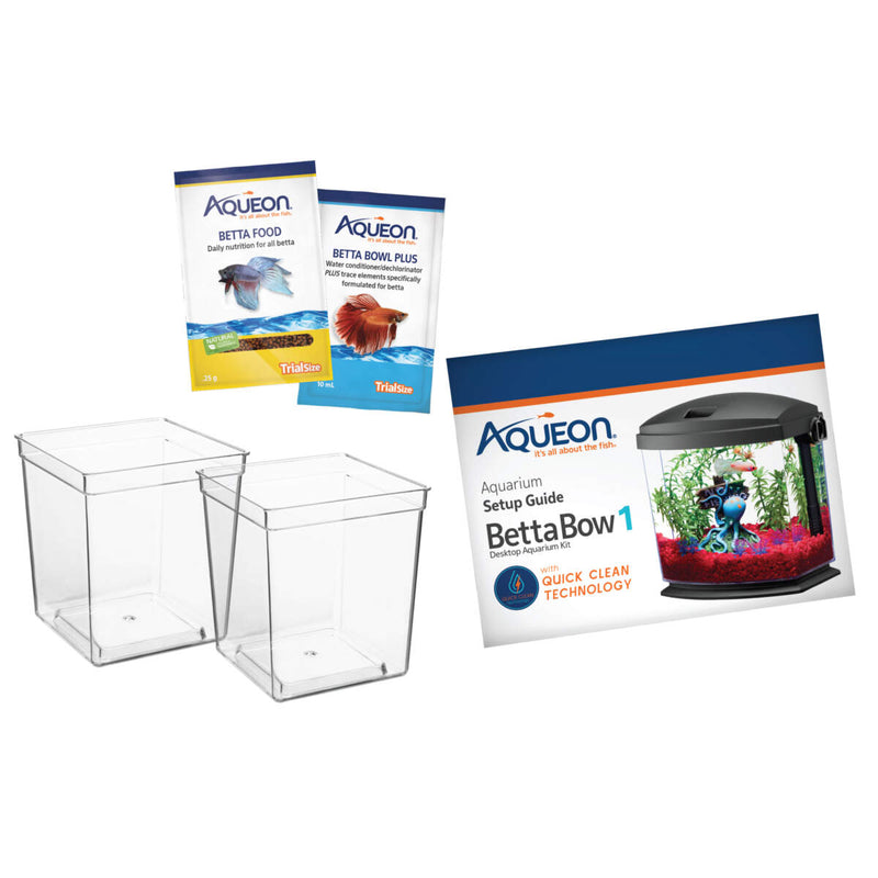 BettaBow 1 Aquarium Kit with Quick Clean Technology