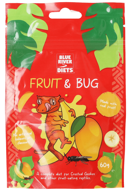 Blue River Diets Fruit & Bug Gecko Diet 60g   Made in the UK