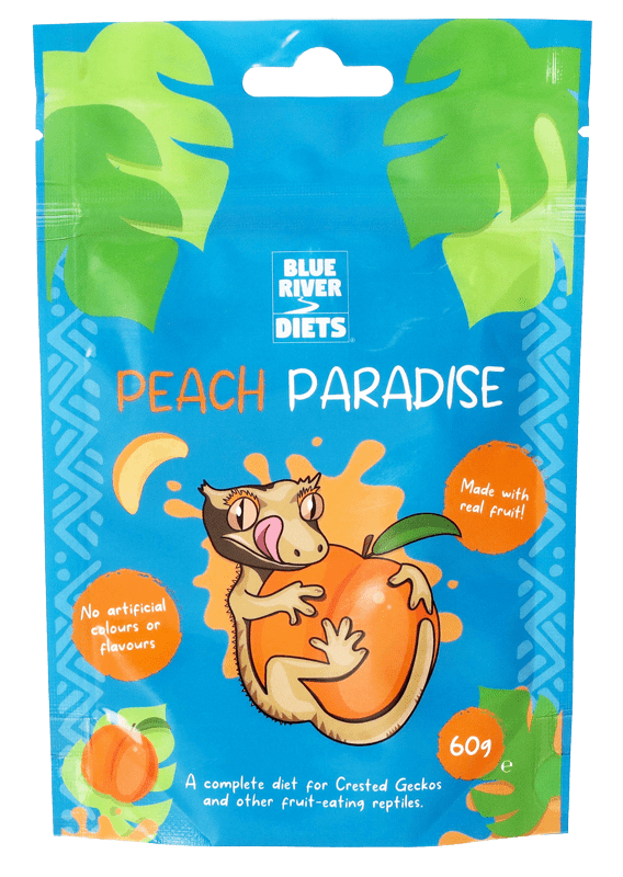 Blue River Diets Peach Paradise Gecko Diet 60g   Made in the UK