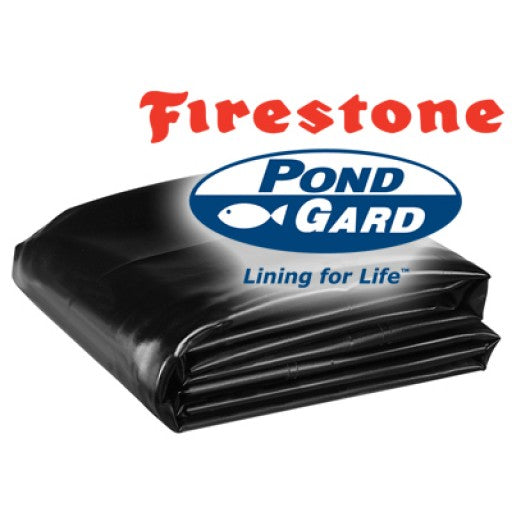 Firestone Pond Gard - Rubber Pond Liner - 45mil - EPDM - 15ft Width (Price per Sq Ft)