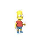 NECA Simpsons 25th Anniversary BART SIMPSON Figure Series 5 Greatest Guest