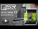 SR AQUARISTIK DECO TANK 15 AQUARIUM - WHITE