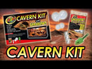 Zoo Med Cavern Kit with Excavator Clay Burrowing Substrate