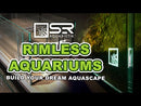 SR Aquaristik Rimless / Frameless Aquarium 60cm x 40cm x 40cm / 23.6″ x 15.7″ x 15.7″ 8mm Glass (25.3 gallons)