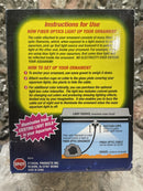 Spot Fiber Optic Lighted Skull  -  approx. 7" x 6" x 4"