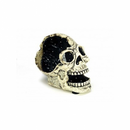 Spot Fiber Optic Lighted Skull  -  approx. 7" x 6" x 4"