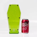 Tarantula Cribs – Coffin med 10” Tall 10”x 5”x 5” Glitter Green