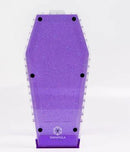 Tarantula Cribs – Coffin med 10” Tall 10”x 5”x 5” Glitter Purple