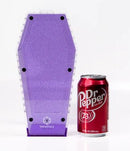 Tarantula Cribs – Coffin med 10” Tall 10”x 5”x 5” Glitter Purple