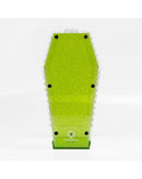 Tarantula Cribs – Coffin med 10” Tall 10”x 5”x 5” Glitter Green