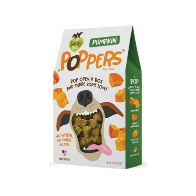 Snicky Snaks Pumpkin Poppers Dog Treat 10 oz