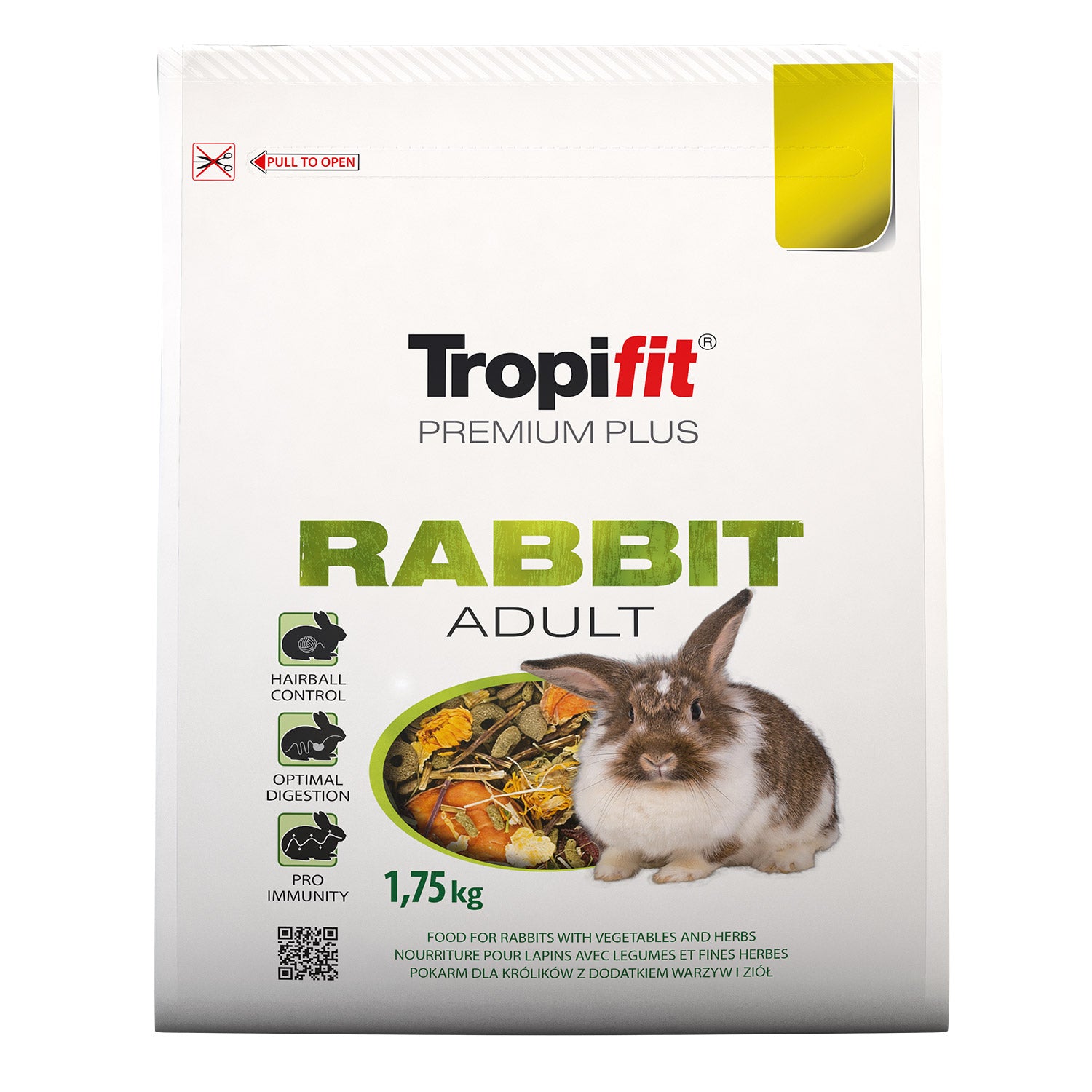 TropiFit Premium Plus Rabbit Adult Food 1.7kg ~ Premium Rabbit Food
