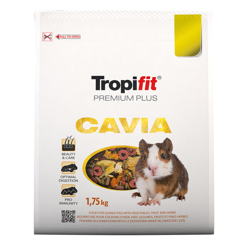 TropiFit Premium Plus CAVIA 1.75kg ~ Premium Guinea Pig Food ~ Veggie/Fruit/Herbs