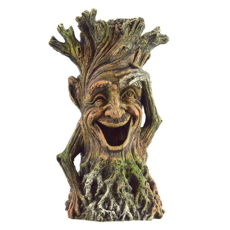 UT Happy Stump Aquarium Ornament