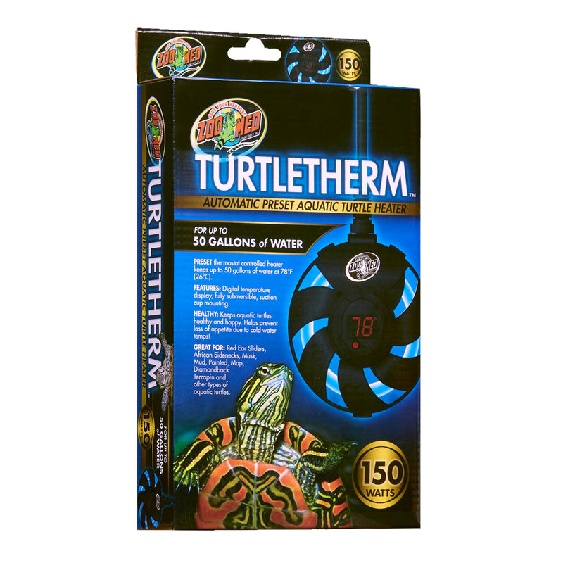 ZOO MED TurtleTherm Automatic Preset Aquatic Turtle Heater 150 Watt