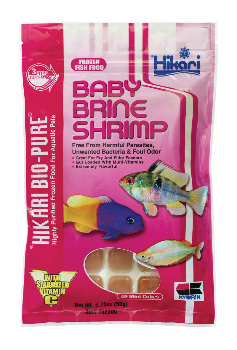 Hikari - Frozen Food - Frozen Baby Brine Shrimp - Cubes - 50g